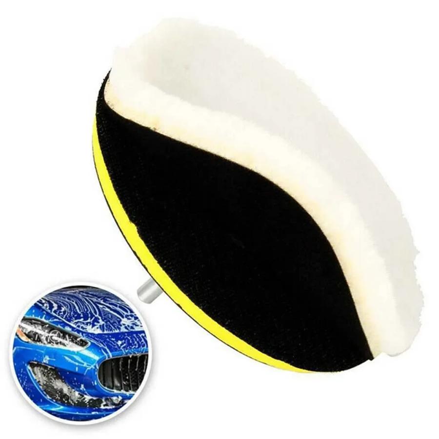 5 szt. polerujących podkładek polerskich z wełny zestaw mopów do polerowania samochodów wiertarka do polerowania samochodów artykuły do pielęgnacji samochodów