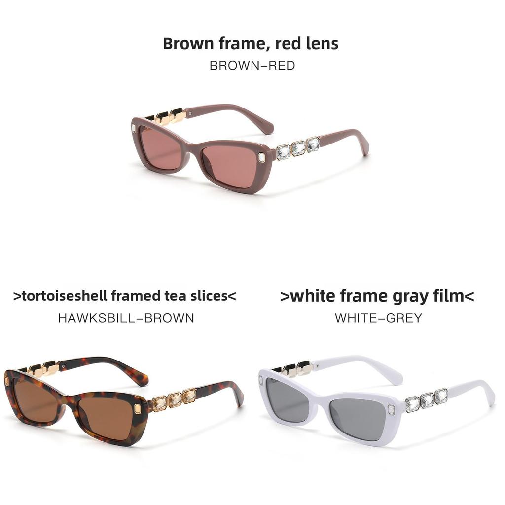 Kawaii Cat Eye Sunglasses With Uv400 Protection For Fashionable Streetwear And Parties
