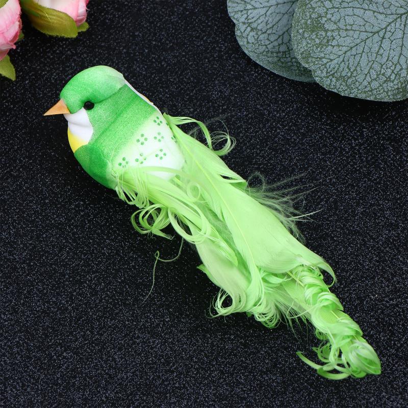 

1 шт. Случайный Симуляция Ласточкин Хвост Птица Зажим Ручной Работы Птица Растение-украшенная Искусственная Птица Поделки Для Украшения