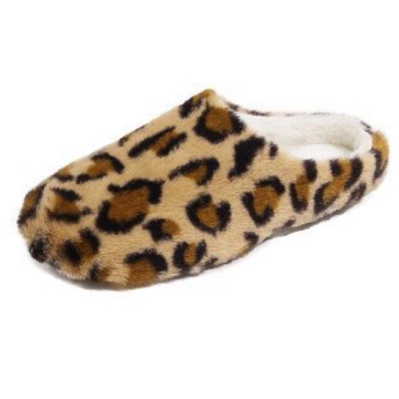 

Женские плюшевые тапочки Баотоу с леопардовым принтом, утепленные, теплые, зимние, на толстой подошве, с увеличением высоты, домашние тапочки, повседневная обувь для ходьбы, комнатные тапочки, зимние хлопковые тапочки 43 цветной печати леопарда