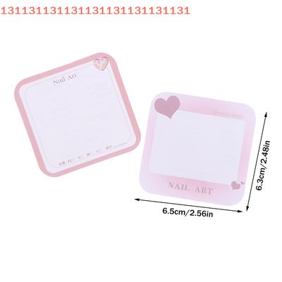 20/50 Sheets Handmade False Nail Design Swatch Show Cards 6.5x6.3cm Manicure Art Display Nailfie Prop for Nail Business