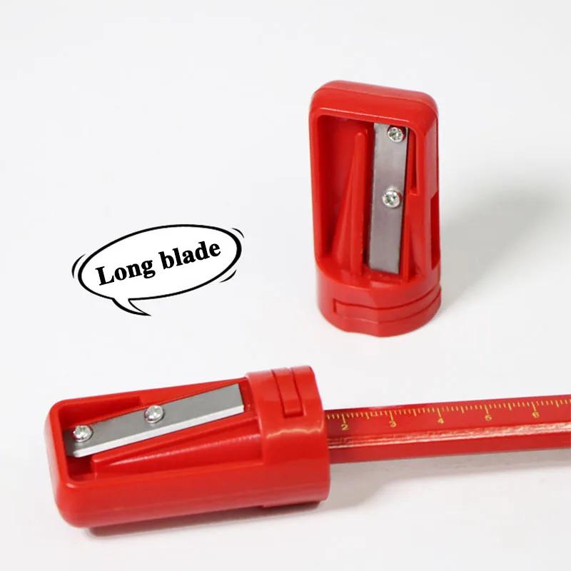 2/4 Pcs Woodwork Carpenter Pencil Sharpener Cutter Shaver Narrow Sharpening Tool For Woodworking Hand Tools Pencil Sharpener