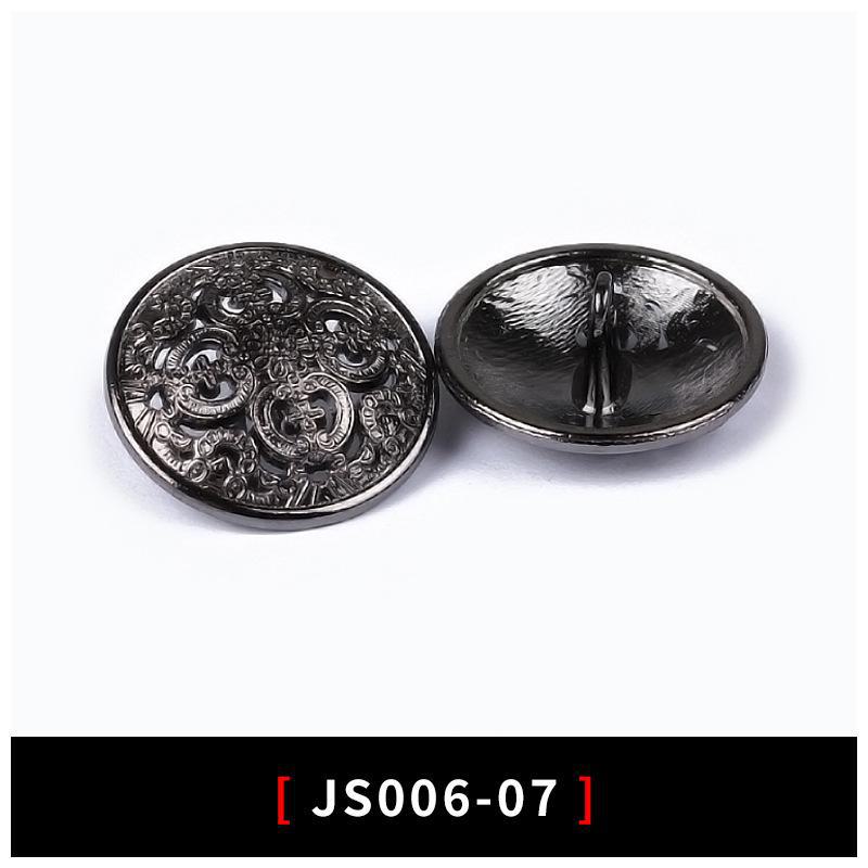 

Пуговица из полого жемчужного металла золотистого цвета - мужская рубашка, свитер, ветровка, декоративная куртка, костюм, пальто - женская круглая.