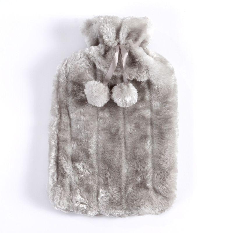Rubber Hot Water Bottle, Hot Water Bottle, Fleece Sleeve, Imitation Rabbit Fur Cloth Sleeve, Hand Warmers and Foot Warmers.