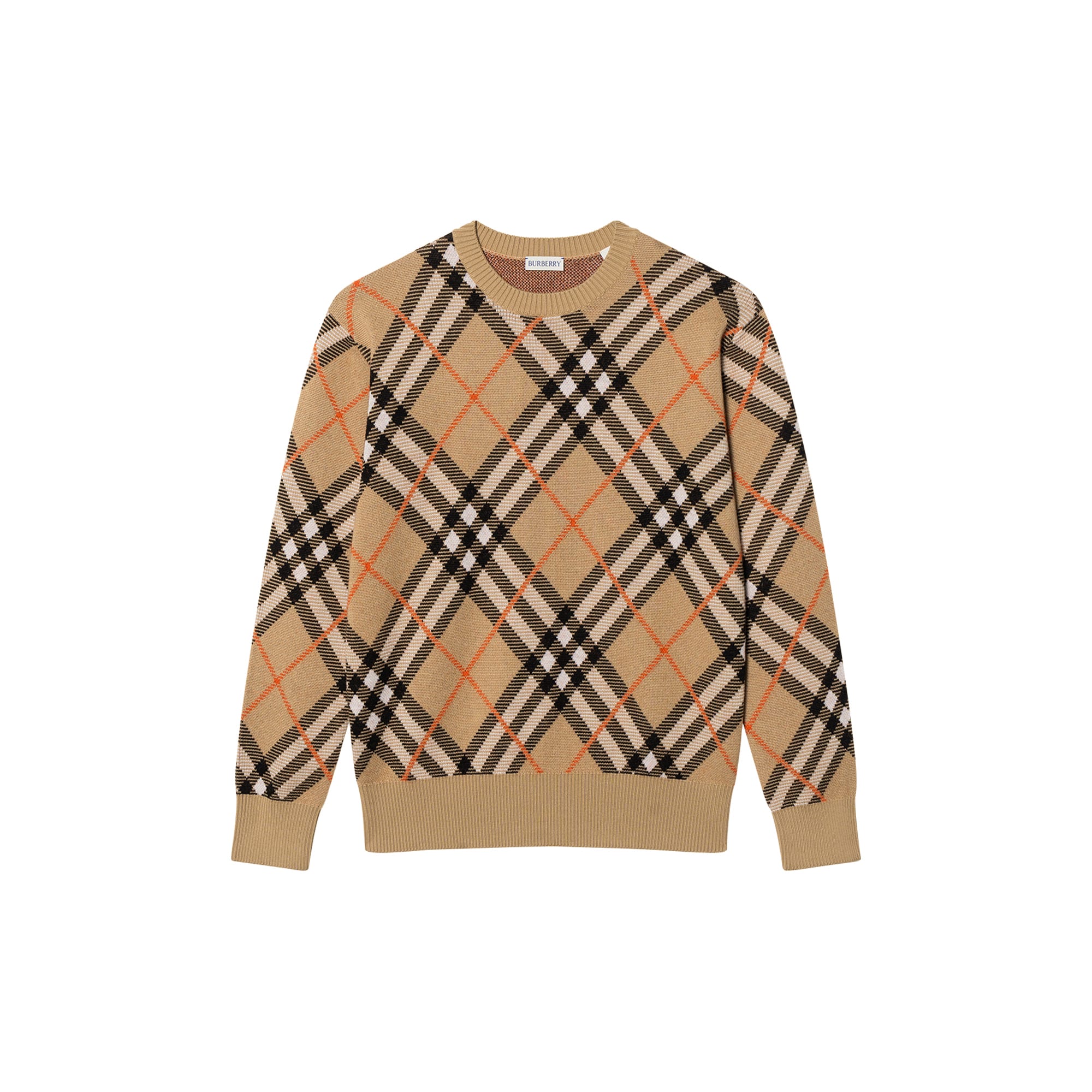 Burberry Checked Crewneck Jumper 80934861 XL