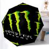 Printed Monster Energy LOGO Printed Folding Umbrella,Outdoor,Leisure,And Travel Umbrella,Durable Umbrella Fabric,Birthday And Holiday Gift