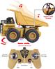 JOYFY 2 PCS Remote Control Construction Vehicle Toy Set Friction-Powered RC Excavator & RC Truck for Kid Christmas Birthday Gift