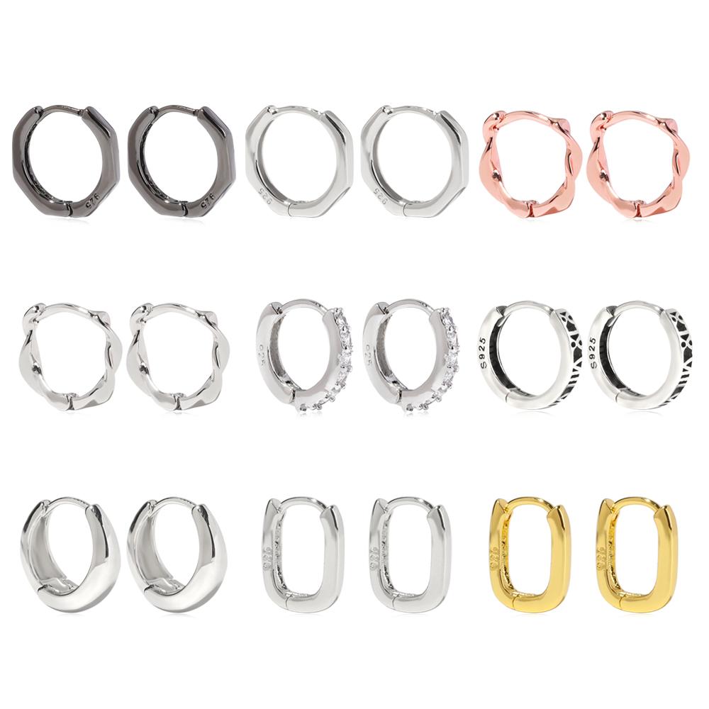 

Ювелирные изделия во французском стиле, модные подарочные серьги-кольца, геометрические минималистичные массивные серьги-кольца