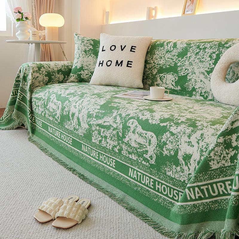 Sofa Cover Cloth, Universal for All Seasons, High-end Full Cover Sofa Blanket, Non-slip and Stain-resistant Sofa Towel, One-piece Sofa Cover
