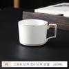 Caneca Porcelana de Osso borda dourada conjunto de xícaras de café luxo flor cerâmica xícara e pires inglês negócios Hotel utensílios de café americanos caneca