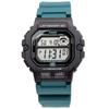 Casio Sport Gear Digital Men's Watch WS-1400H-3AV Black X Blue Green