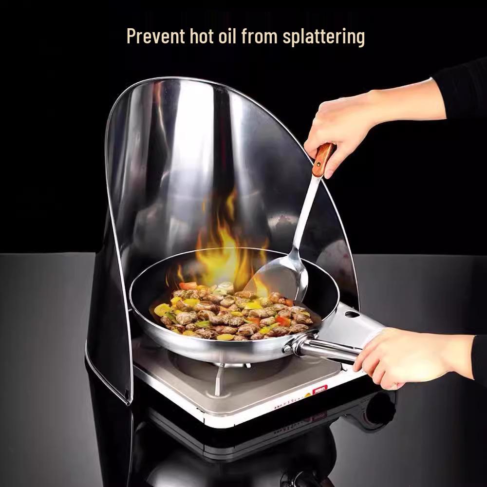 Stainless Steel Anti-Splash Cutting Board Baffle