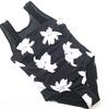 Women Flower Swimwear Bathing Suit Swimsuit Swimming Costume Beachwear Bandage Beach Monokini Summer