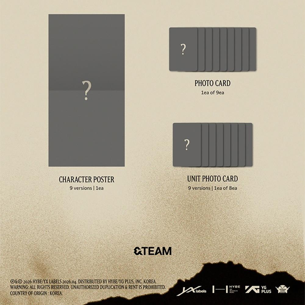 [Pre-order] &TEAM - We on Fire (SOLO EDITION)