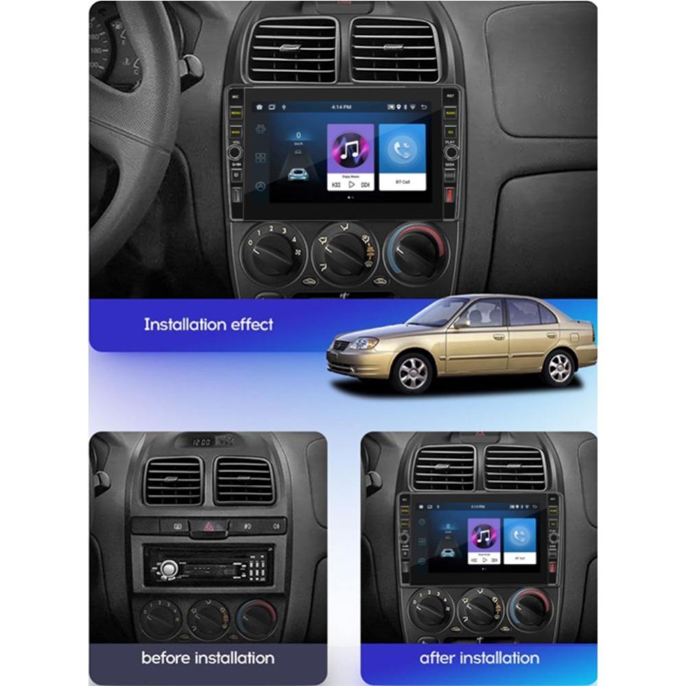 8 Inch Android Car Radio Multimedia Video Player Navigation GPS For Hyundai Accent 2 LC2 1999-2012 With Button Knob Stereo 1+32GB