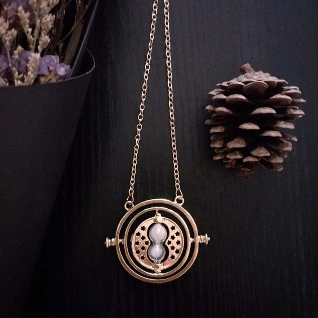Hermione Granger Turner Pendant Necklace Hourglass Collar Jewelry