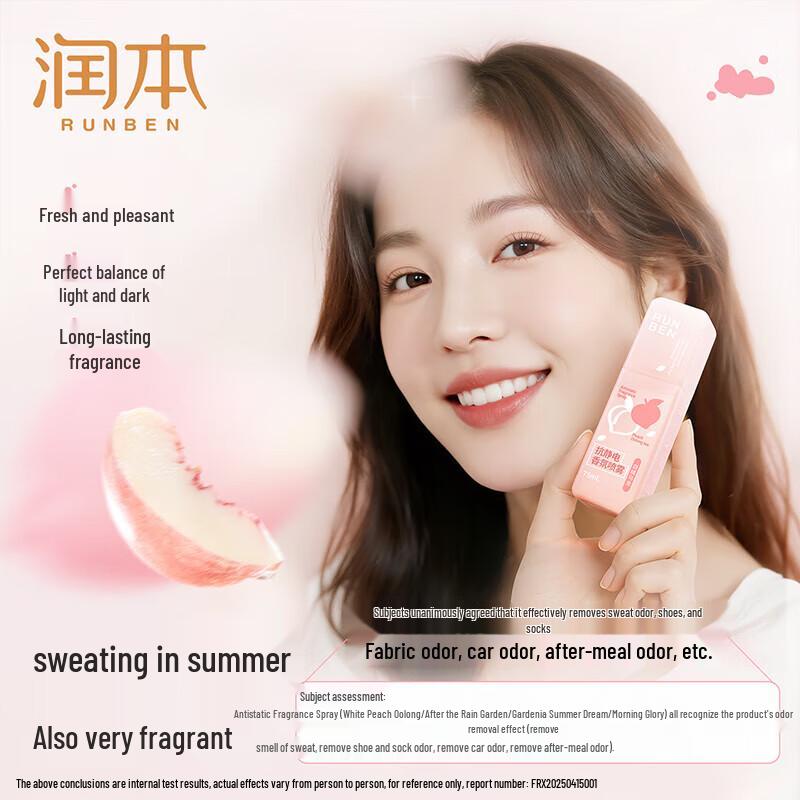 RUNBEN Anti-Static Hair & Fabric Freshener Spray