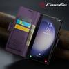 CaseMe Flip Stand Leather Phone Case for Samsung Galaxy S25 Ultra S25 Edge S24 FE S23 Ultra S22 S21 S20 Plus Wallet Card Holder Back Cover Coque Etui