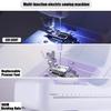 Portable Electric Sewing Machine Pro 12 Stitch Patterns, Adjustable 2-Speed, Overlock Feature, with Foot Pedal