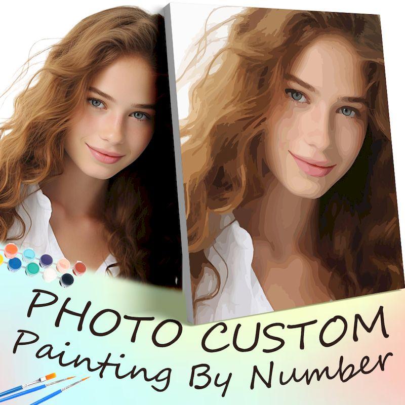 PhotoCustom Painting By Numbers Kits For Adults Photos Of Couples And Animals Picture On Numbers Diy Gift For Home Decor
