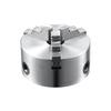3-Jaw Lathe Chuck, 6'', Self-Centering Lathe Chuck, 0.14- 6.3 in/3.5-160 mm Clamping Range with T-key Fixing Screws Reversible Jaws, for Lathe 3D