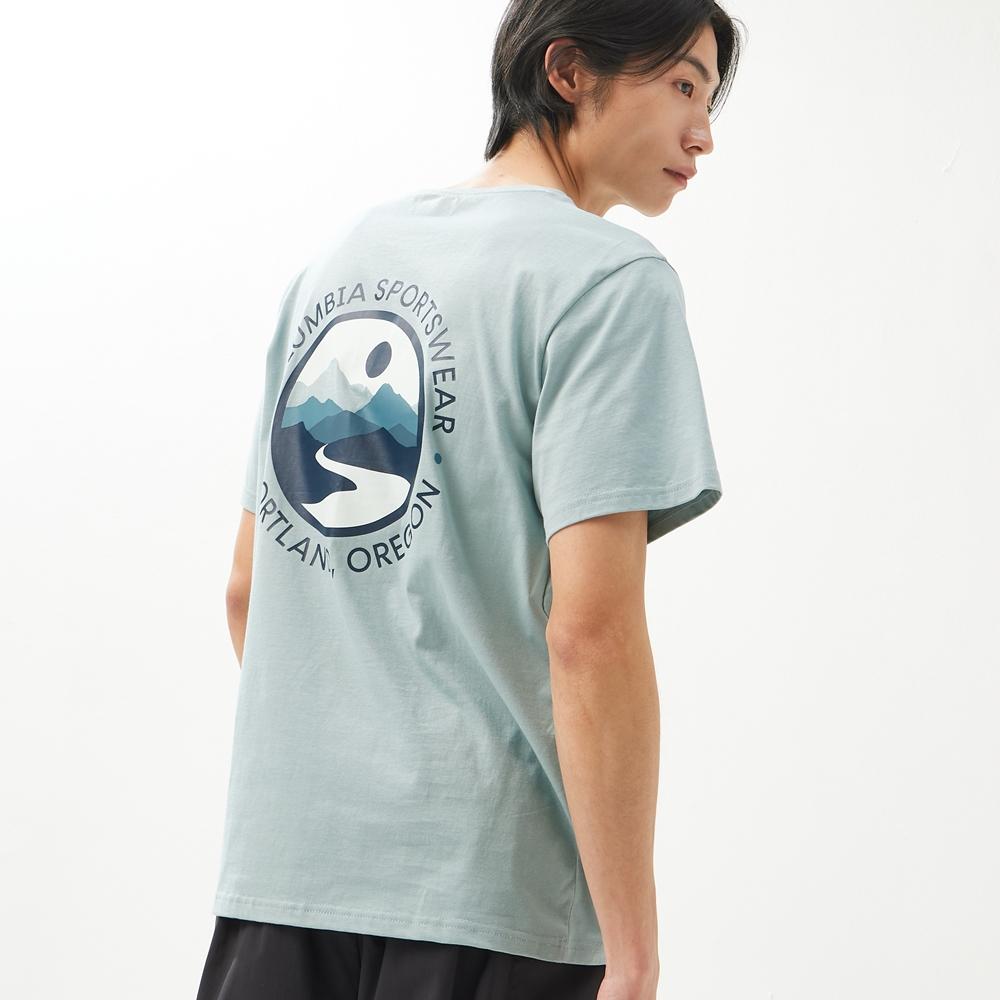 COLUMBIA Unisex Csc Outdoor Weiß Grafik Kurzarm T-Shirt
