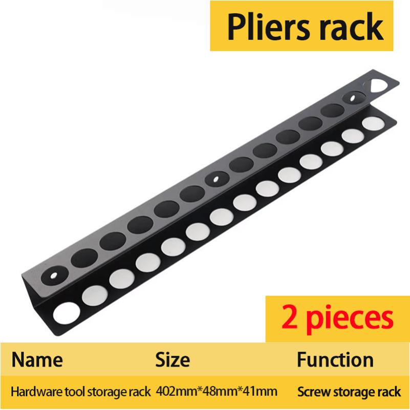 Heavy Duty Wall Mounted Screw Storage Box Organizer with Tools Rack Pliers Bracket for Garage Workshop and DIY Projects
