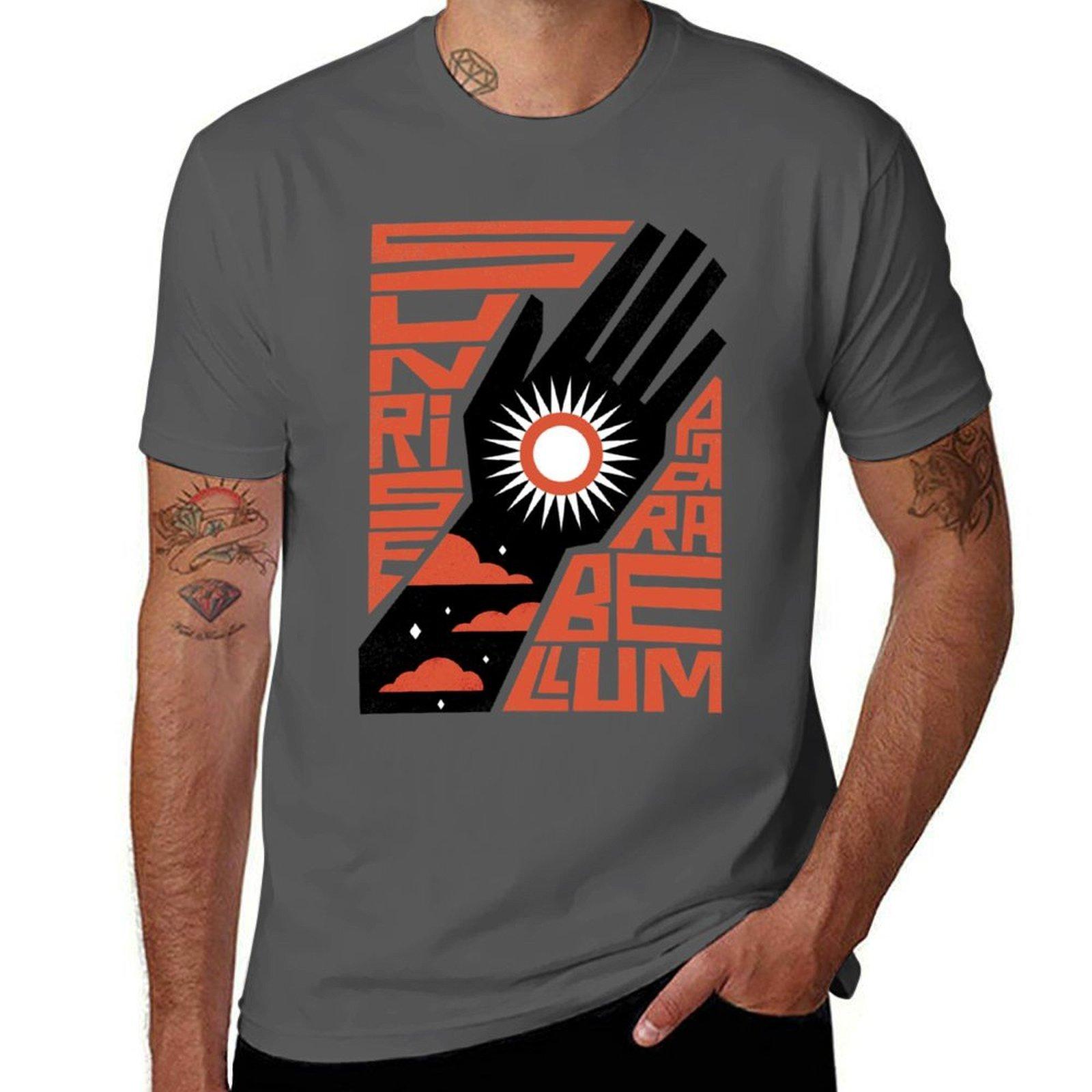 

Sunrise Parabellum T-Shirt cotton t shirts man 100% t shirts for man cotton soft T-Shirt 4XL