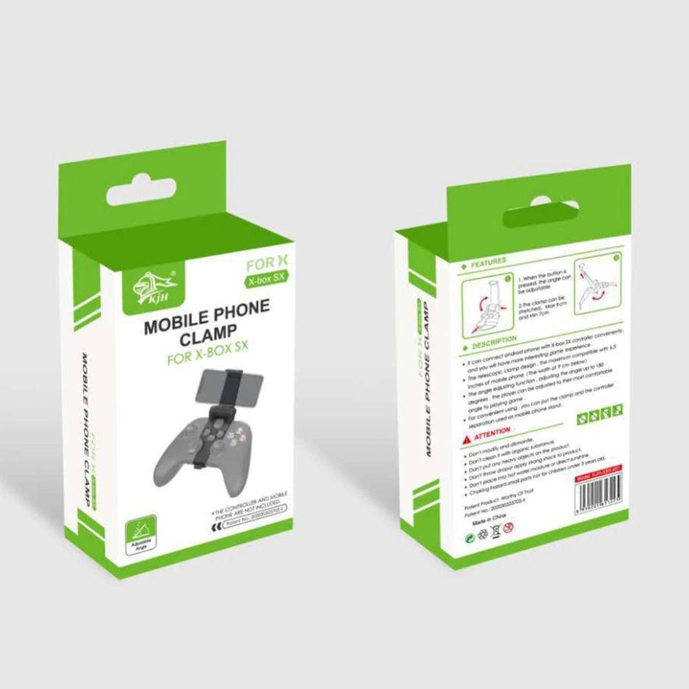 Adjustable Gamepad Mobile Phone Holder Foldable Ergonomic Controller Mount Clamp Phone Clip for Xbox Series S/X VR Gaming