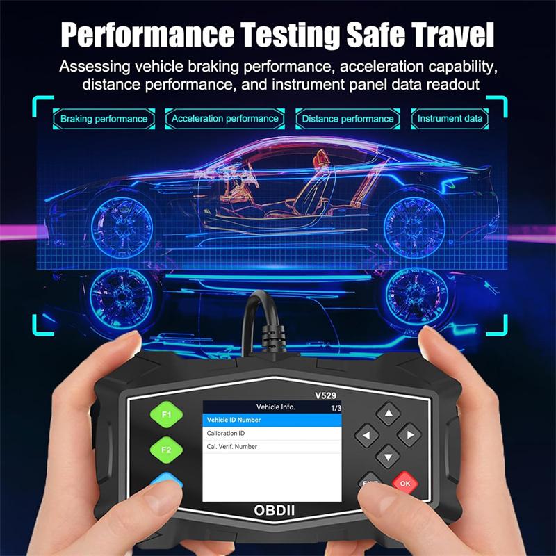 Car 2 Diagnostic Tools Fault Code Clear Auto Ii Battery Tester Code Reader Check Engine System Read Vehicle Information