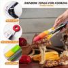 Silicone Food Tongs With Nonslip Grip For Grilling And Baking