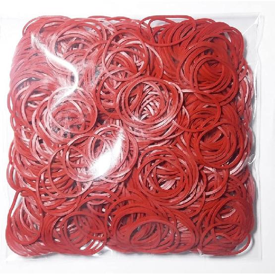 

500 шт 1 дюйм 25 мм Маленькие Ассорти Резинки Оптом Эластичные Широкие Денежные Разноцветные Резинки Кольцо Держатель для Канцелярских Товаров Прочная Сильная Растягивающаяся Резинка красный