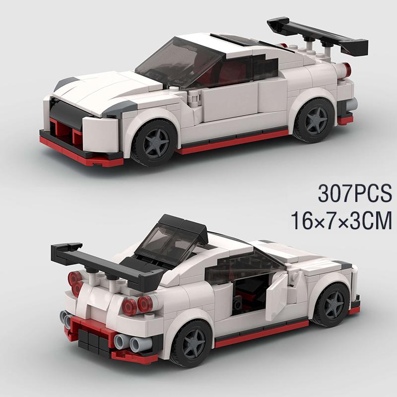 MOC Speed Racing City Car Building Blocks Great Vehicle Model Sport Brick Toys Desk Ornaments Christmas Gift For Kids Boyfriend