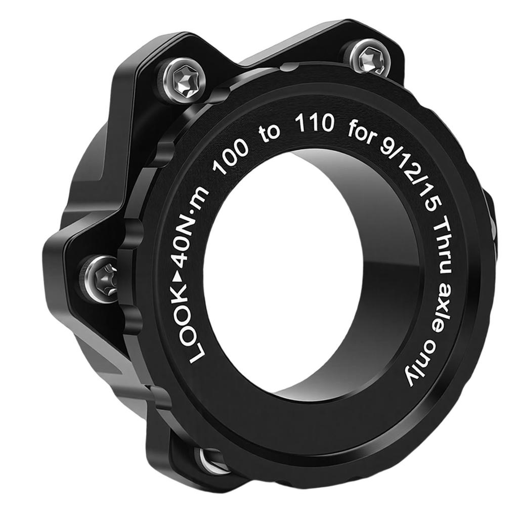 Bike Center Lock Adapter Aluminum Alloy 100mm To 110x15mm 6 Bolt Disc Brake Rotor Adapter Hub Spacer for 15mm Thru Axle