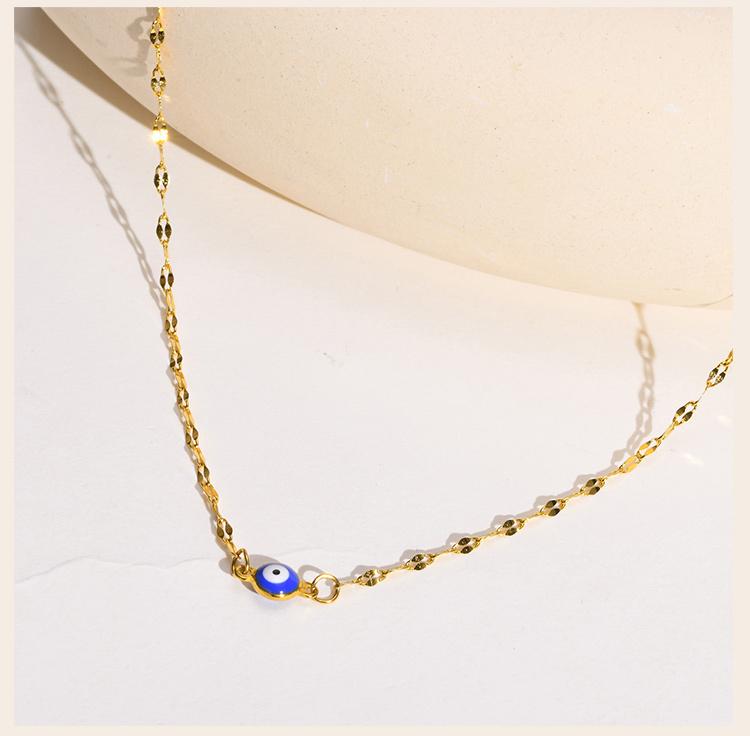 Böser Blick Halskette für Frauen, Kleiner Türkisblauer Augen Anhänger, Schutz Nazar Amulett Schutz Schmuck