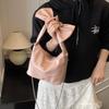 Personalized New Bow Handbag Women's Fashion Simple Commuter Shoulder Bag Ins Style Niche Chain Messenger Bag