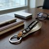For Honda PU Leather Motorcycle Keychain Universal Motorbike Key Ring Holder For Riders Men Gift KC3