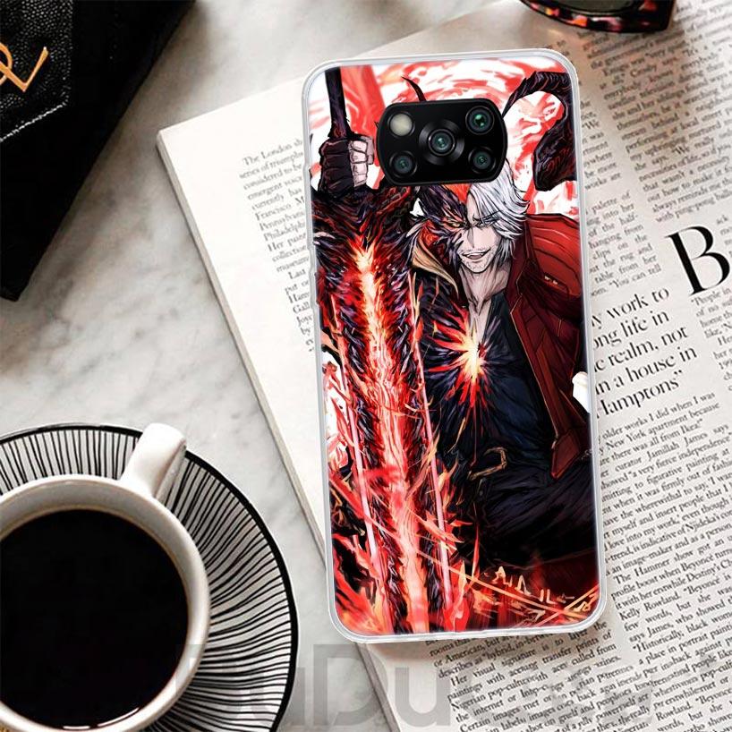 Game D-Devil May Cry 5 Cover For Xiaomi Poco X7 X6 X5 Pro X3 Nfc F7 Ultra Phone Case F6 F5 X4 F4 Gt F3 M6 M5S M4 M3 Print Shell