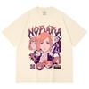 230 Gsm 100% Cotton Jujutsu Kaisen V16 Nobara Print Unisex Heavy Cotton T Shirt