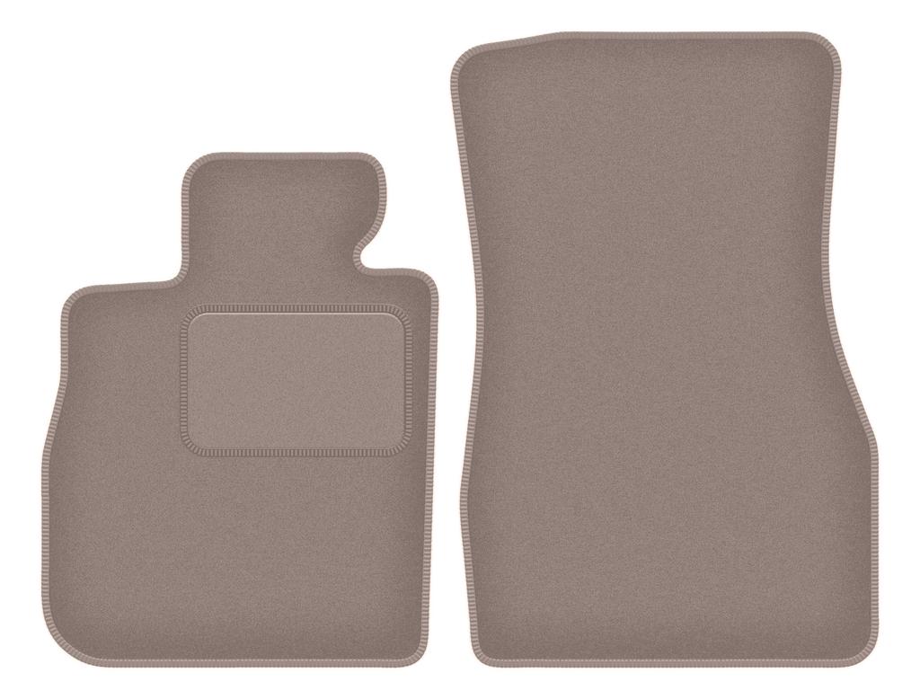 Beżowe dywaniki przednie do: BMW 8 G15 Coupe (2018-2022)