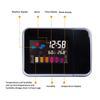 Swivel Projection Alarm Clock Weather Station Thermometer Temp Humidity Monitor