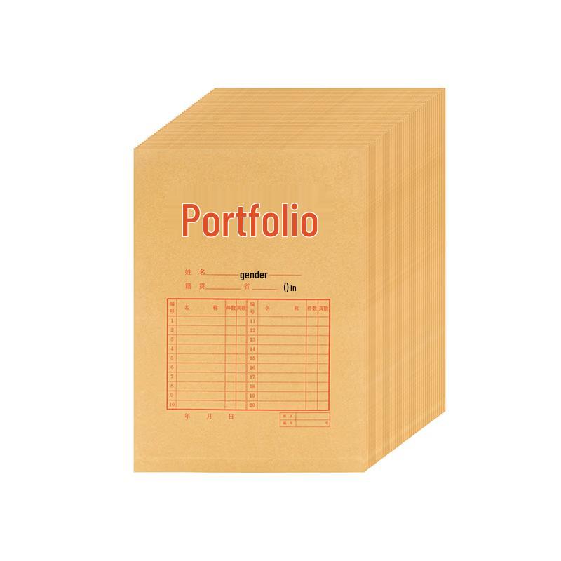 GuangBo A4 Kraft Paper File Folders