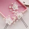 Pearl Plait Hair Festival Headdress Accessories Hairpin Bride Hairpin Hair Clip Floral Hairpin
