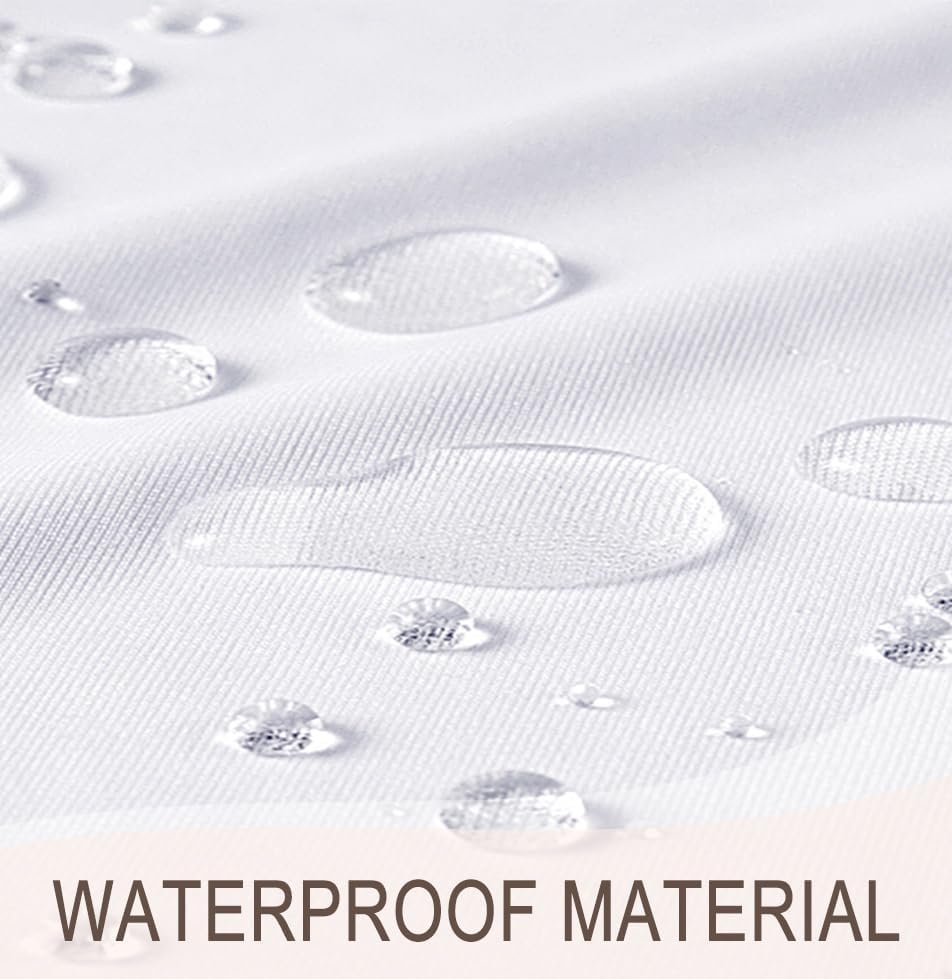 Spooky Halloween Shower Curtain Scary Face Cute Bathroom Decor with HooksFabric Curtain for Party or Home Decoration