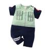 Anime Baby Romper Summer Short Sleeve Infant Bodysuit 0-12 Months Cute Cartoon Print