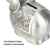 Alloy Material Cute Elephant Shape Coin Bank Money Saving Box for Kid Gift