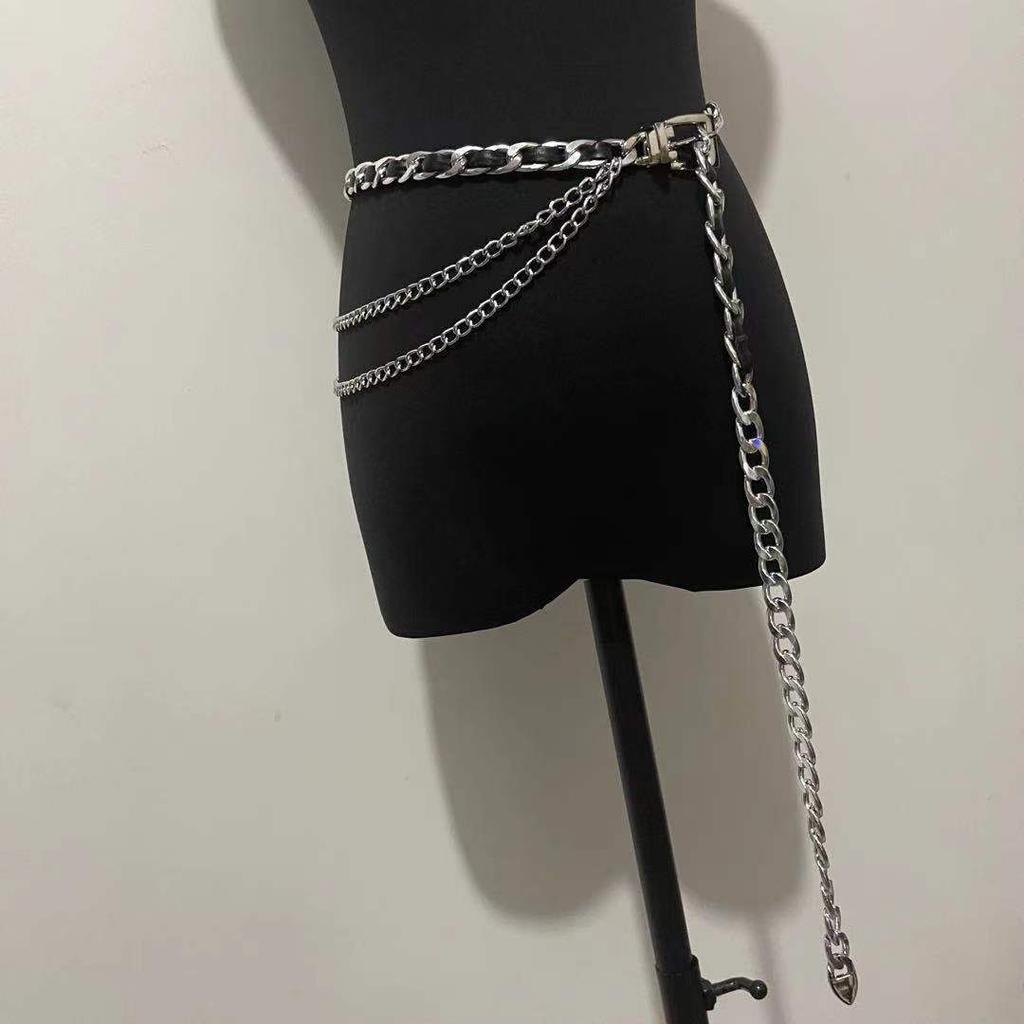 Thick Chain Waist Chain Women's European and American Personalized Decoration with Skirt Suit Fashion Ins Waist Decoration Body Chain