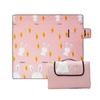 Portable Waterproof Picnic Mat Thickened Foldable Camping Ground Sheet for Outdoor Family Beach Hiking Easy Clean Oxford Fabric