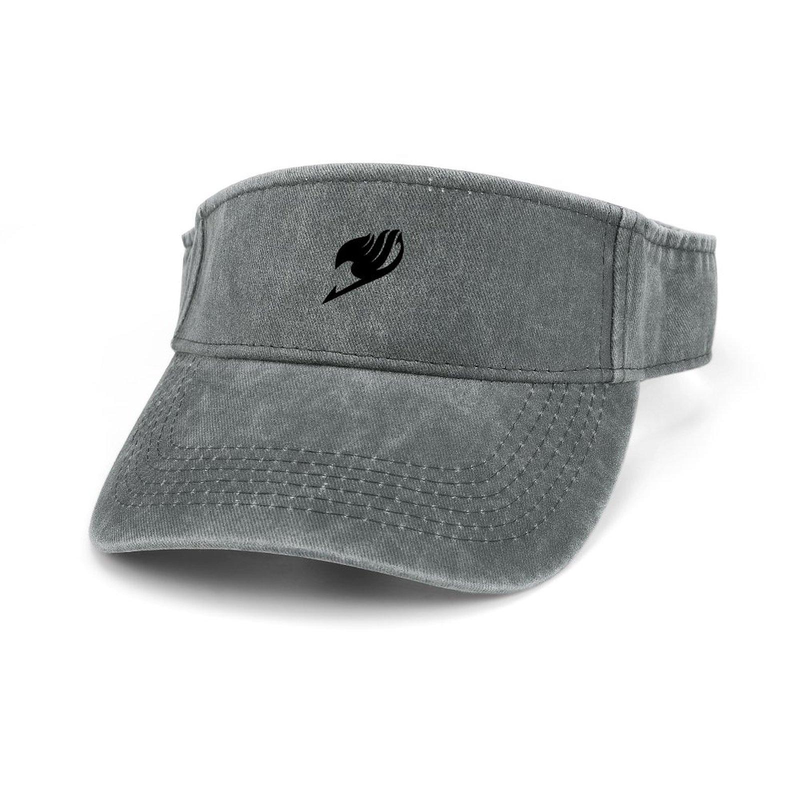 

Аниме Fairy Tail мультфильм солнцезащитный козырек дырявый верх ковбойские шляпы унисекс женские спортивные бейсбольные теннисные кепки для гольфа с открытым верхом шляпа на заказ