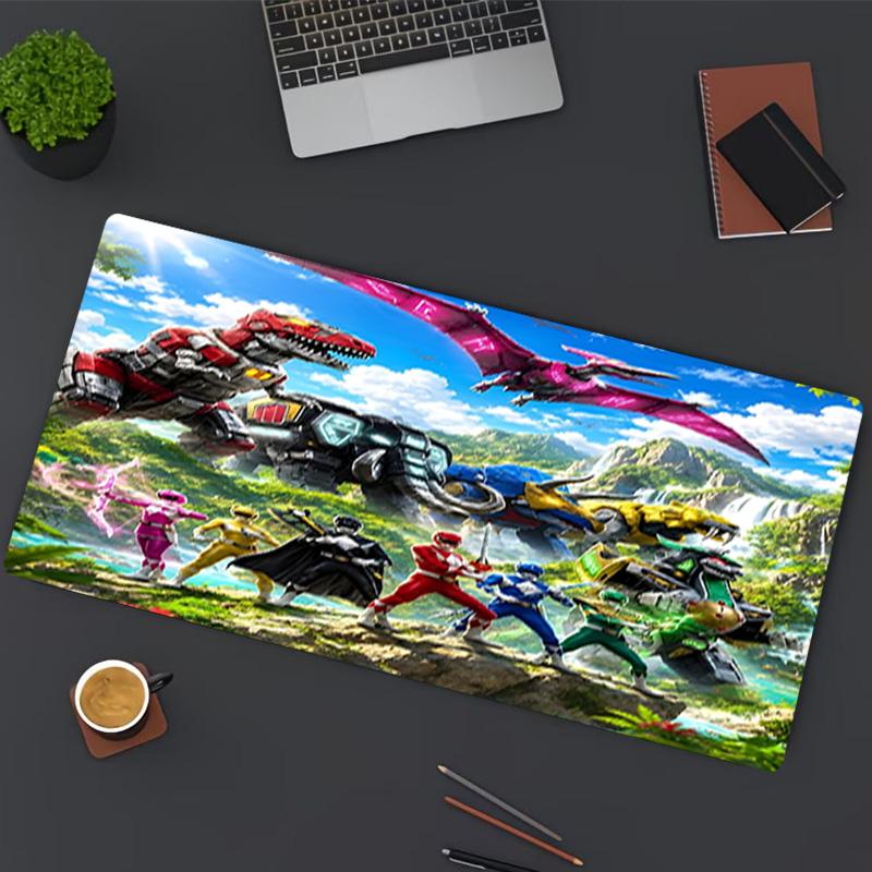 Mighty Morphin Power Rangers Print Mouse Pad, for Keyboard Pad Laptop PC Mat for Office Home Use, Desk Decor, Perfect Birthday Gift for Gamers